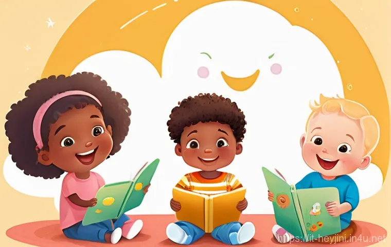 헤이지니의 공식 웹사이트 분석 - **Prompt:** A cheerful, brightly lit scene featuring a diverse group of happy children, ranging from...