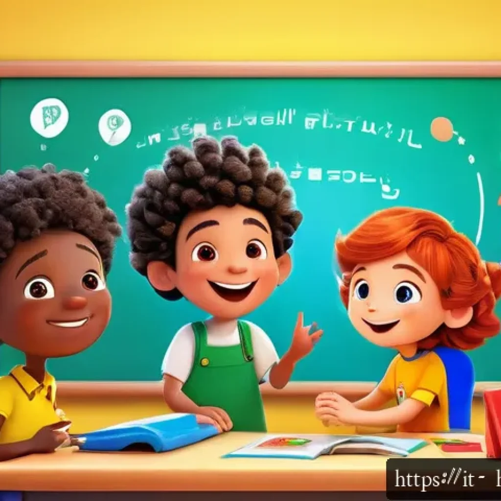 헤이지니의 시리즈별 변화 분석 - A vibrant and colorful scene featuring Hey Jini characters interacting joyfully in a lively digital ...