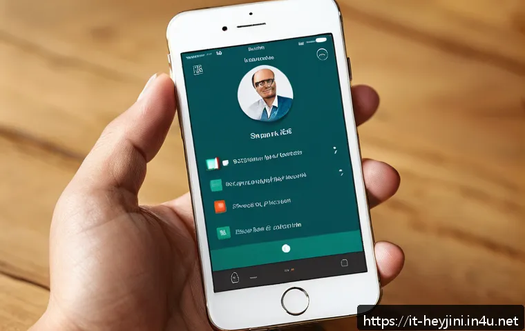 헤이지니 콘텐츠의 모바일 최적화 - A sleek mobile app interface design showcasing a simplified navigation menu optimized for thumb reac...